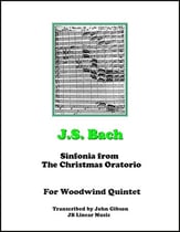 Sinfonia from the Christmas Oratorio - Wind Quintet P.O.D. cover